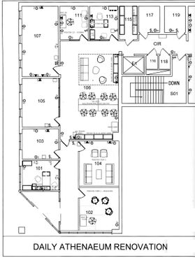 Floor Plan for Student Media Building
